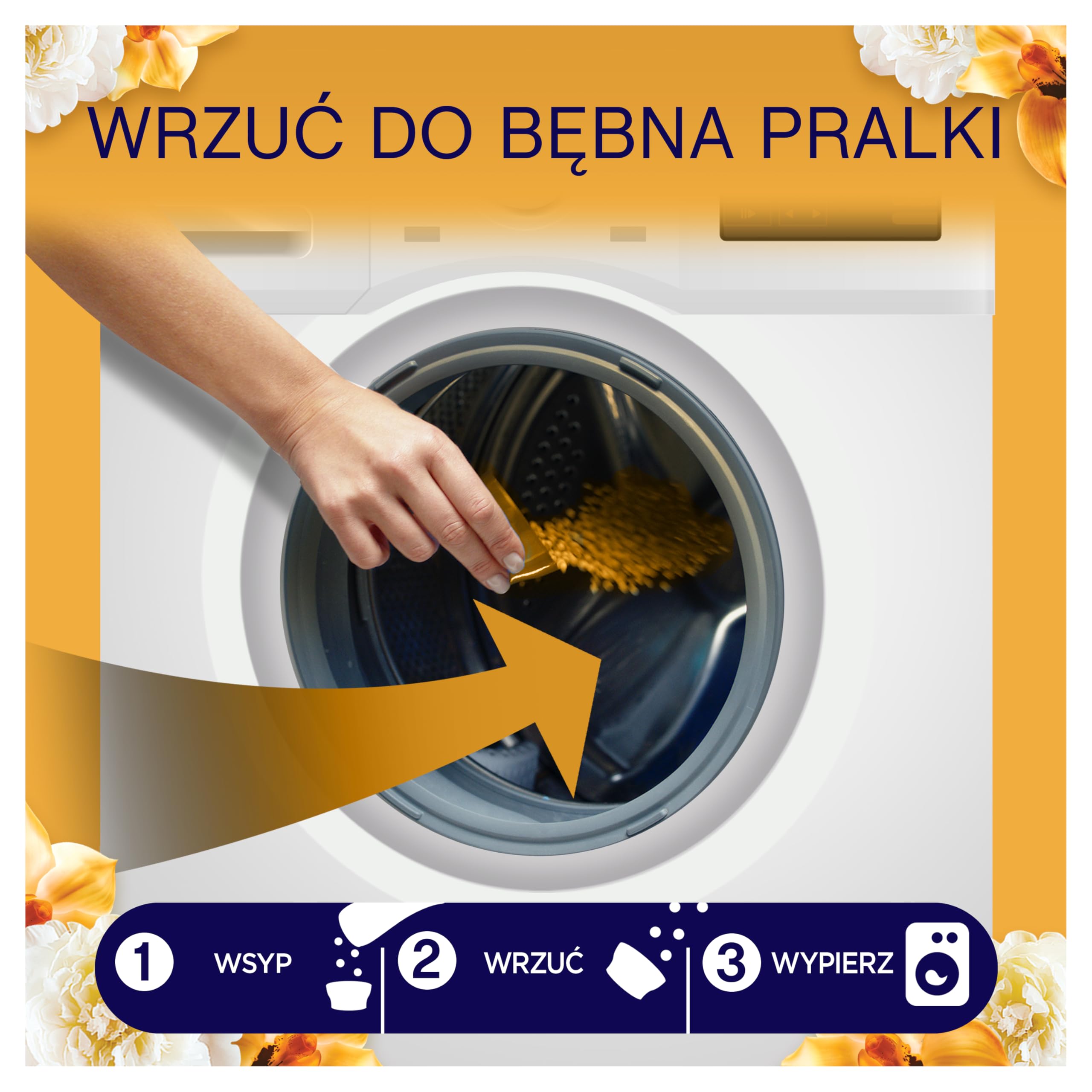 Lenor Perfumowane perełki zapachowe do prania 6x495g, Gold Orchid & Vanilla