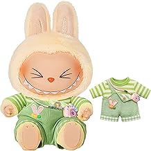 O³ Vêtements de Poupée pour Labubu Peluche de 17 cm-Convient pour Labubu-Tenue et Accessoires de Mode (Vert Clair)