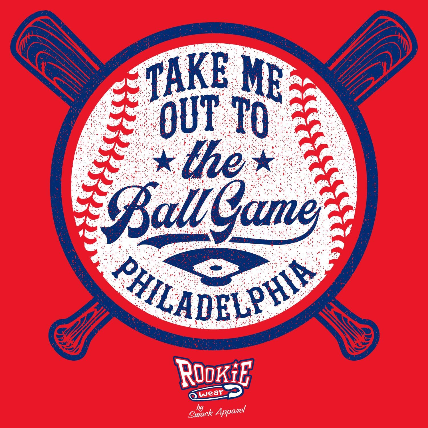 Take Me Out to The Ball Game Baby Apparel for Baseball Fans (NB-7T) - Image 2