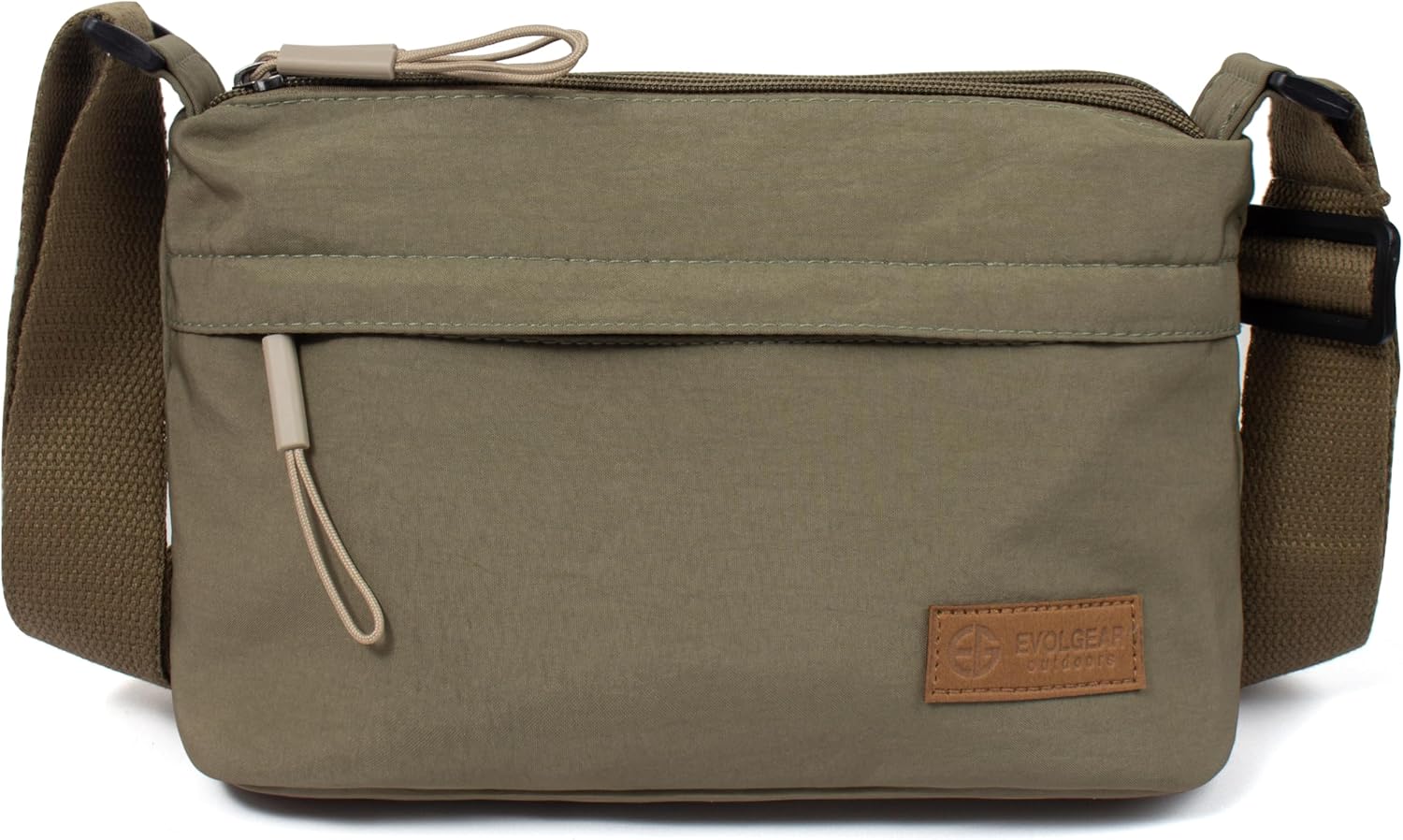 Crossbody Sling Bag Canvas Purse Small Shoulder Handbag 5 Pocket Casual Travel Messenger Hobo Bag Phone Satchel Backpack - Image 6