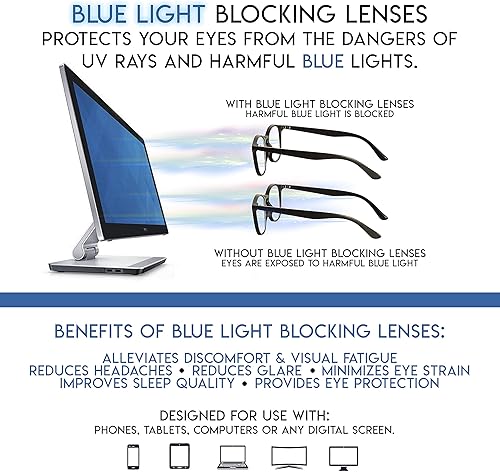 Miniatura 4 de 2 pares de lentes de lectura de estilo clásico, cómodos, antirreflejantes para hombres y mujeres, Multi color, 50 mm