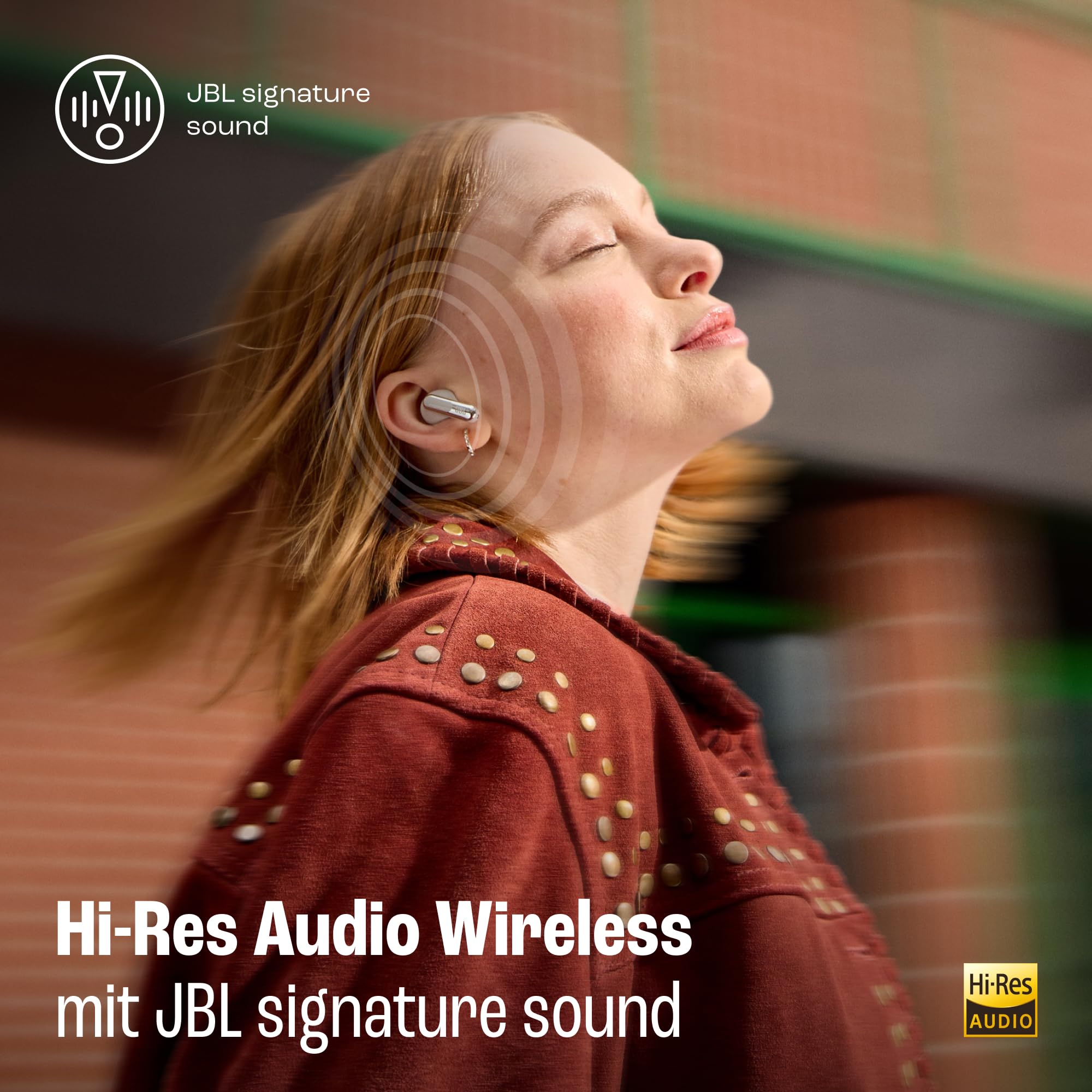JBL Live Beam 3, Wireless Earbud-Kopfhörer mit Bluetooth, 48 Stunden Akkulaufzeit, True Adaptive Noise Cancelling und hochauflösendem JBL Signature Sound, IP55 wasserfest, mit Ohrstöpseln, Schwarz
