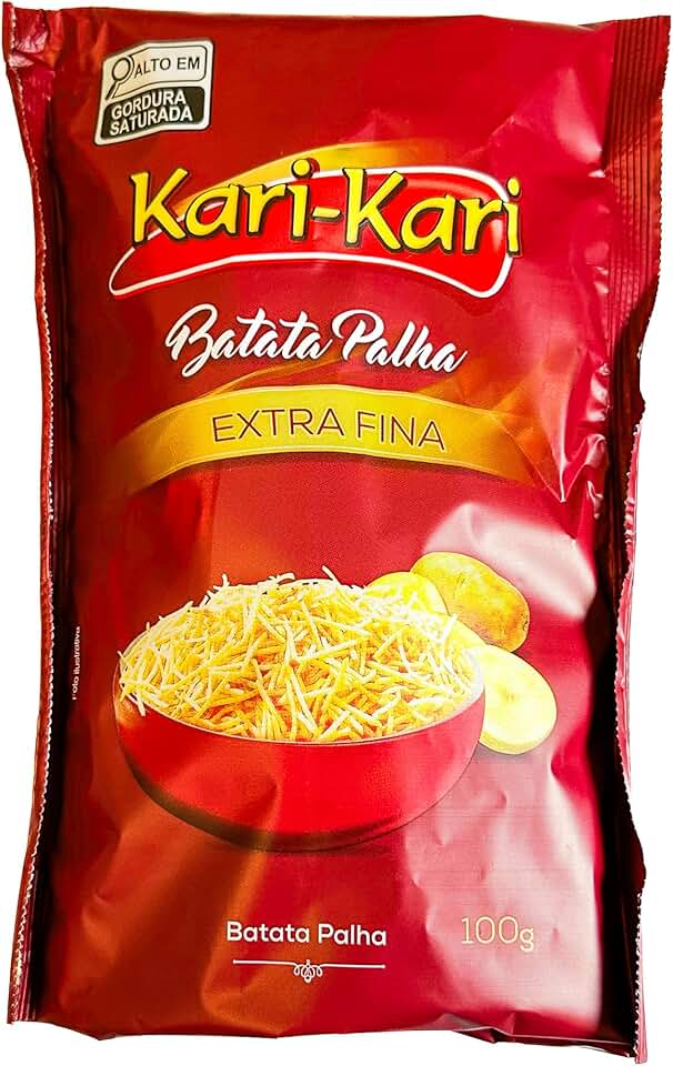 Batata palha extra fina 100 Gramas crocante Kari-Kari