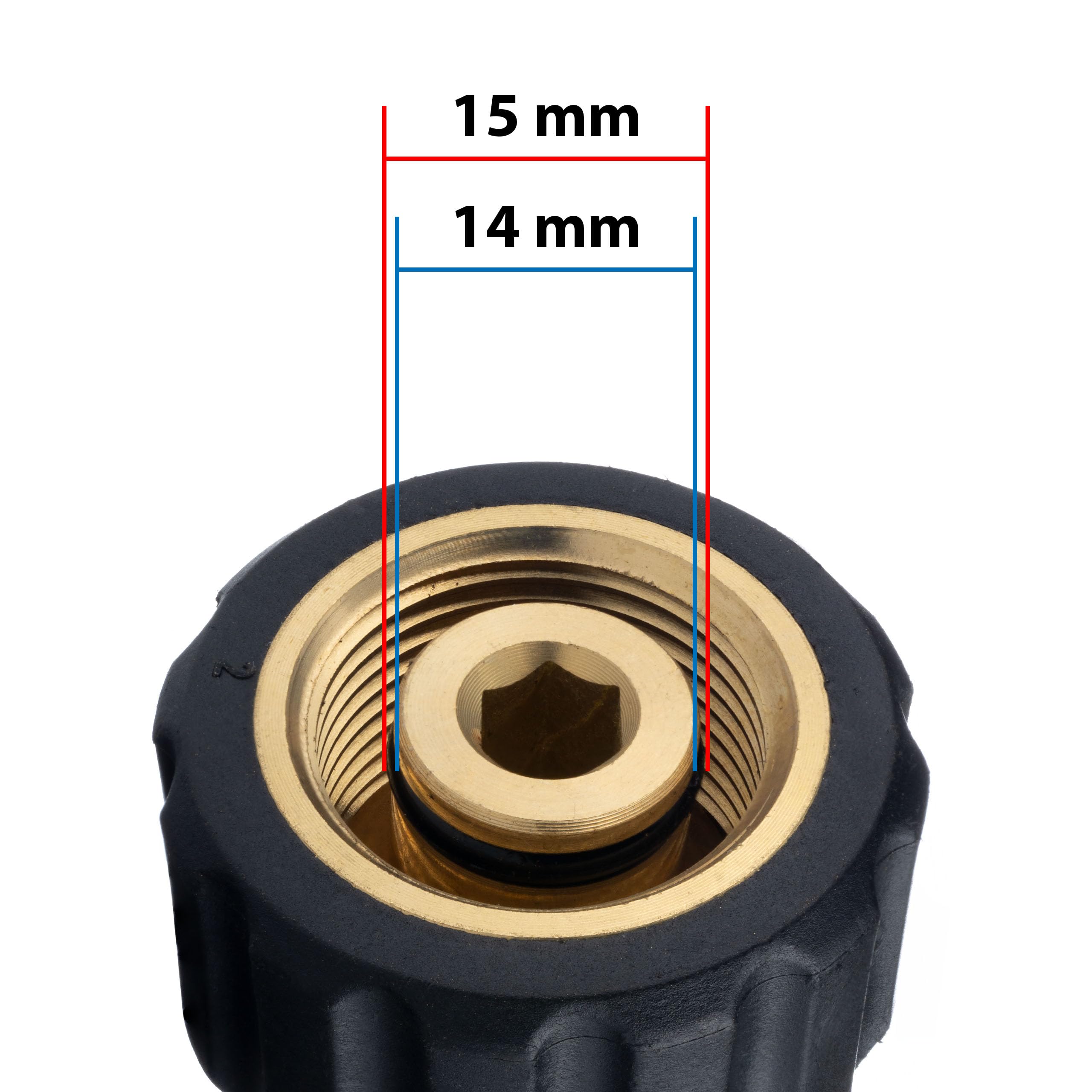 REDUKCJA ADAPTER GNIAZDO M22 NA SZYBKOZŁACZE SZYBKOZŁACZKA 1/4” DO KARCHER