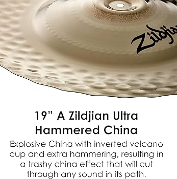 Amazon.com: Avedis Zildjian Company Ultra Hammered China - 19