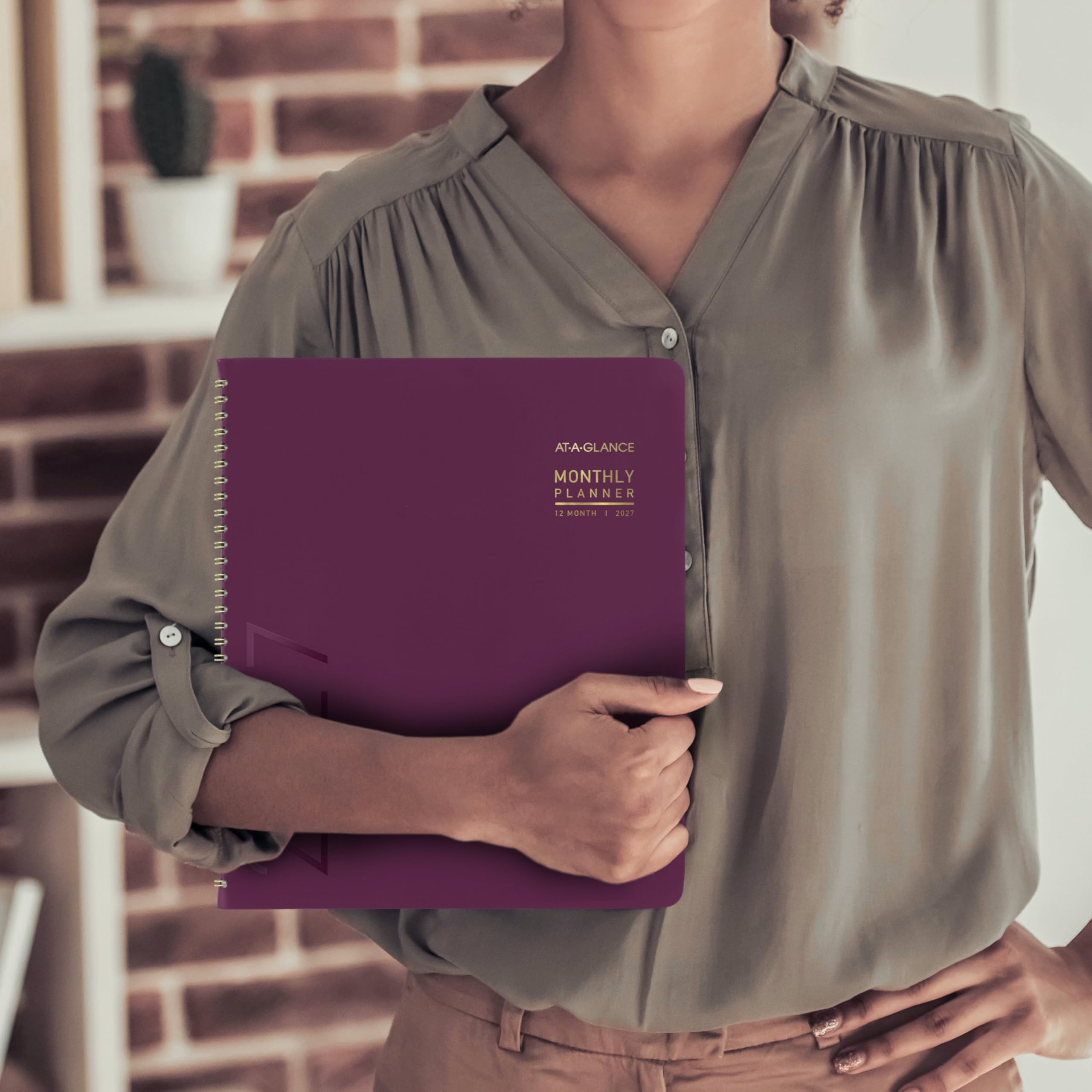 AT-A-GLANCE Agenda 2027, mensile, 22,9 x 27,9 cm, contemporaneo, viola (70250 x 1427)
