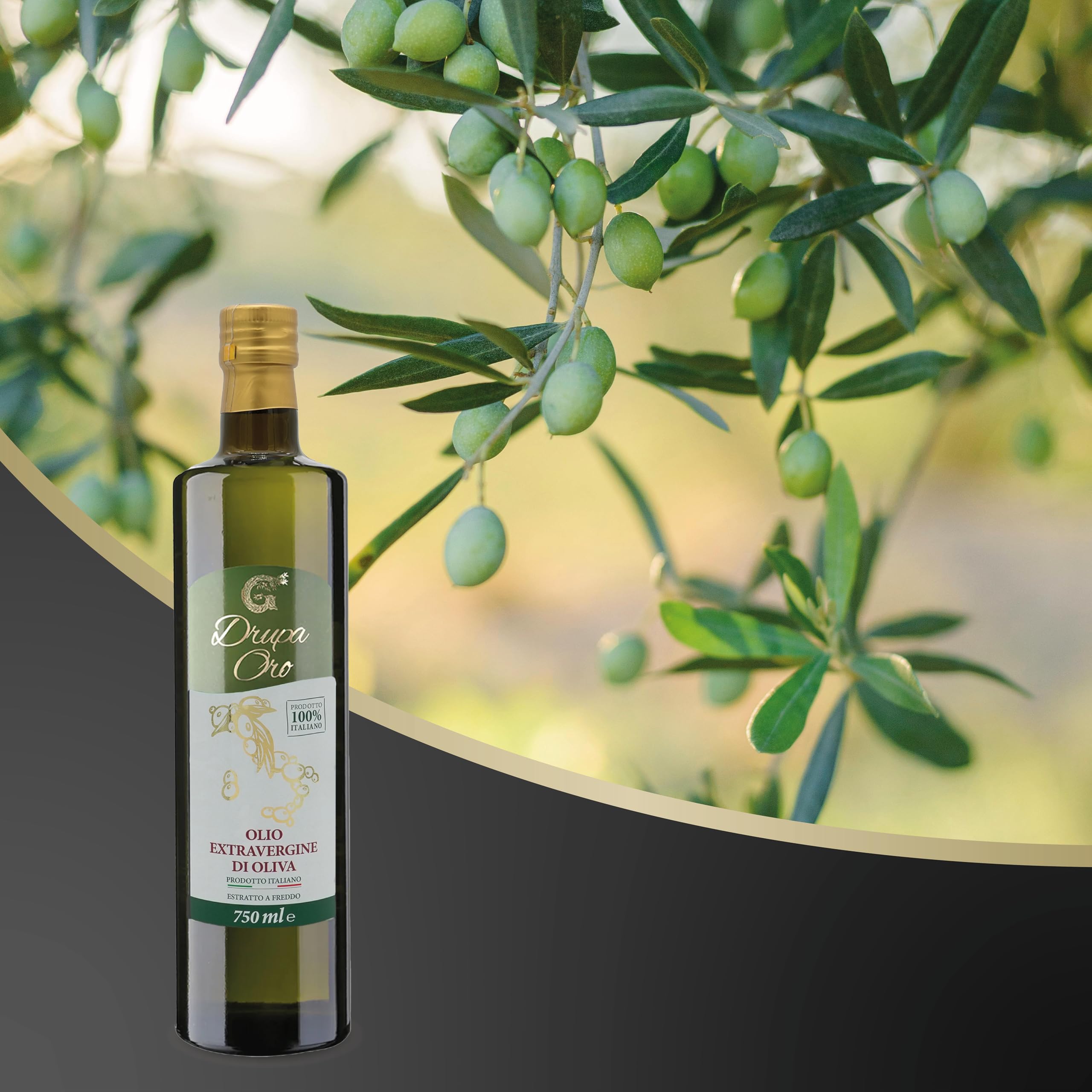 Natives Olivenöl extra virgin - Olearia del Garda - 750 ml - Ölflasche - italienisches Öl