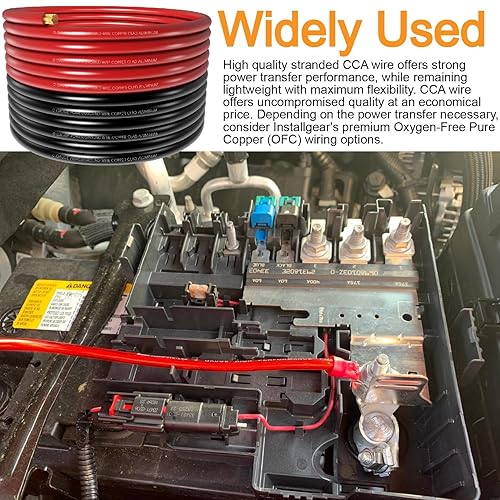 Miniatura 8 de Alambre de calibre 10 de 40 pies, aluminio revestido de cobre CAA, 20 conectores de terminal de terminales con tubo termorretráctil 31 para