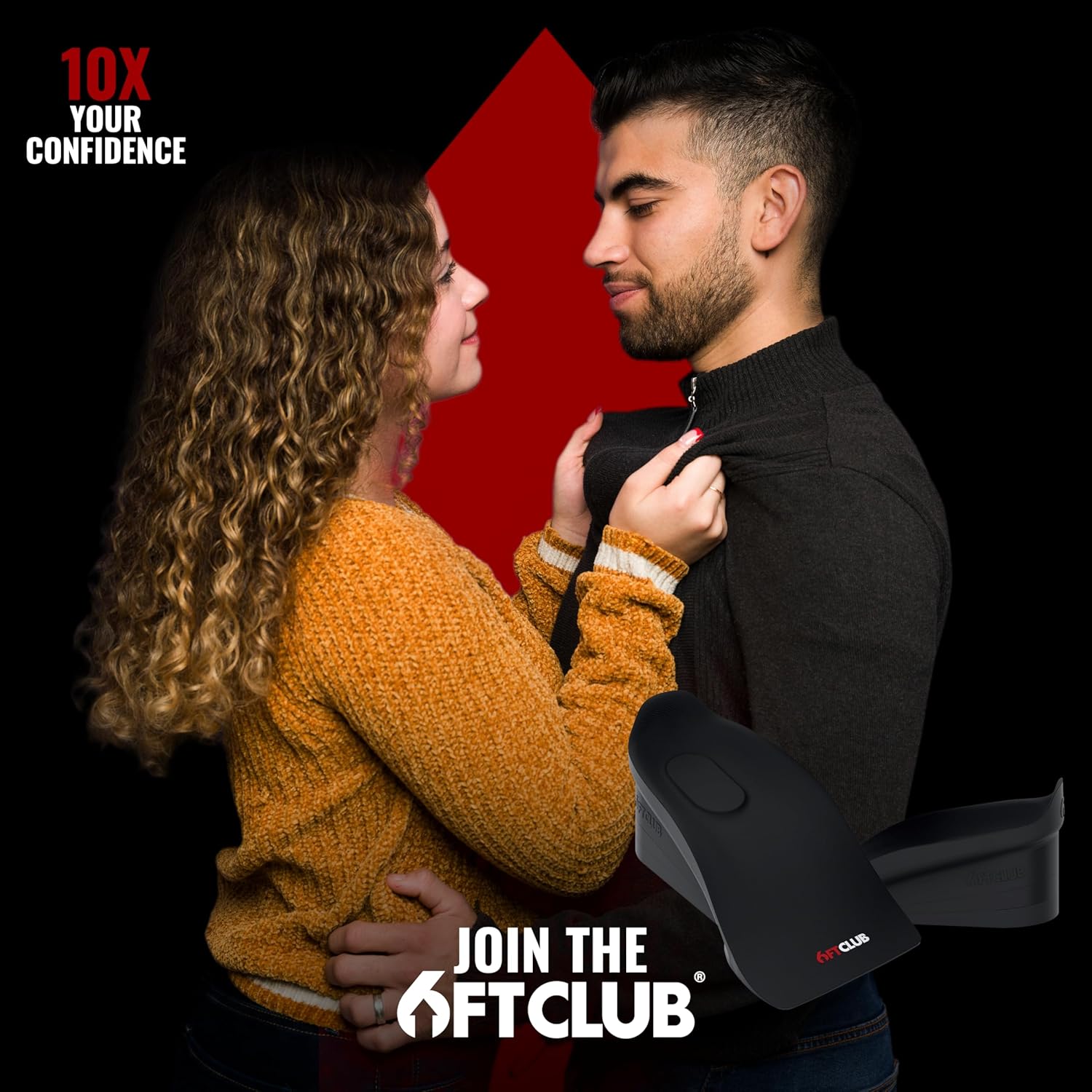 6FT CLUB Men's Stealth Height Increase Insoles - Invisible 1.5" Lift (4CM) Deluxe Memory Foam, Orthopedic Arch Support - Image 5