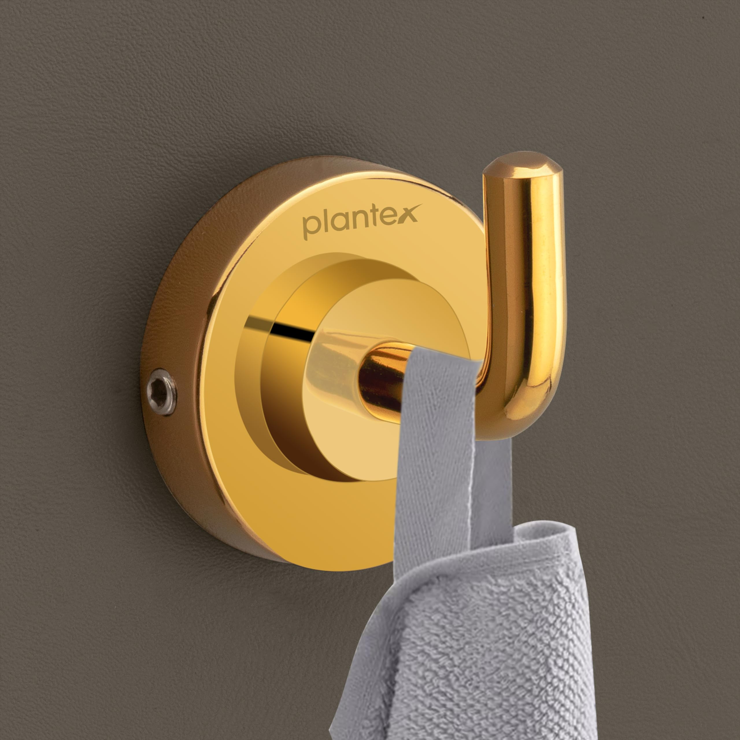 Plantex 304 Grade Stainless Steel Robe Hook/Cloth-Towel Hanger/Napkin Hanger/Bathroom Accessories Pack of 1, Daizy (Golden) (B0BYDV912J) Amazon Price History, Amazon Price Tracker
