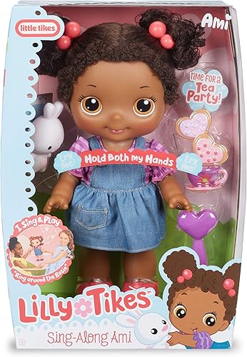 Miniatura 6 de Little Tikes Sing-Along - Ami es una muñeca de 12 pulgadas de alto con el diseño de Lilly Tikes, para niñas de 3 años o más