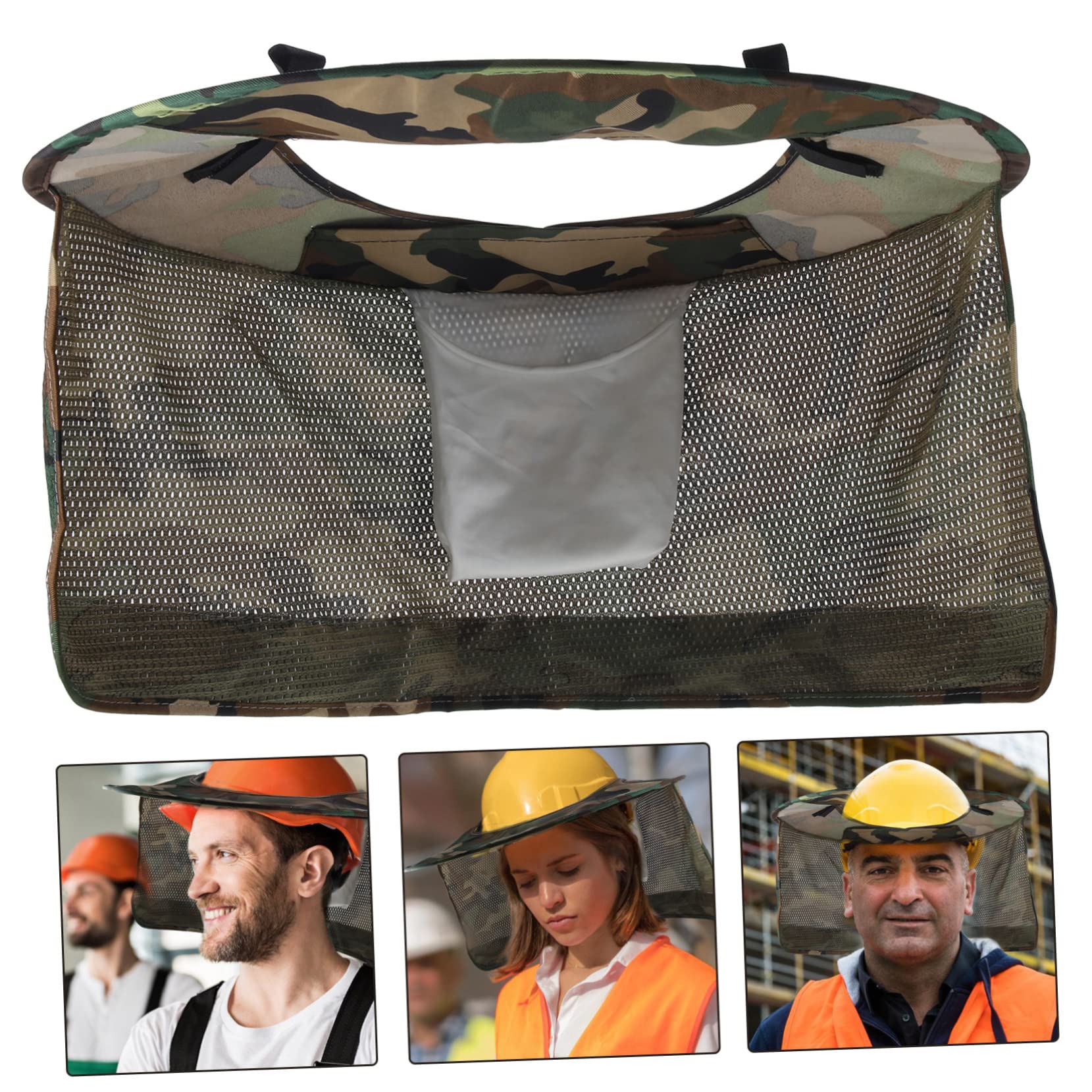 5 Pezzi Riflettente Copertura Del Cappello Giardinaggio Orticoltura All'Aperto Camo Costruzione Copertura Del Cappello Elmetto Protettivo Da Sole Accessorio In