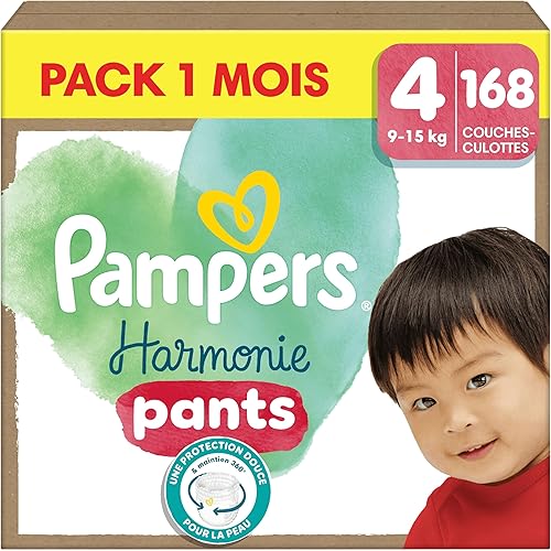 Couches-culottes Pampers Harmonie Pants taille 4 pack mensuel