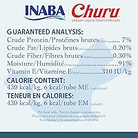 Vista 2 de INABA Churu Lickable Purée Golosinas naturales para gatos (paquete variado de atún y pollo, 16 tubos)