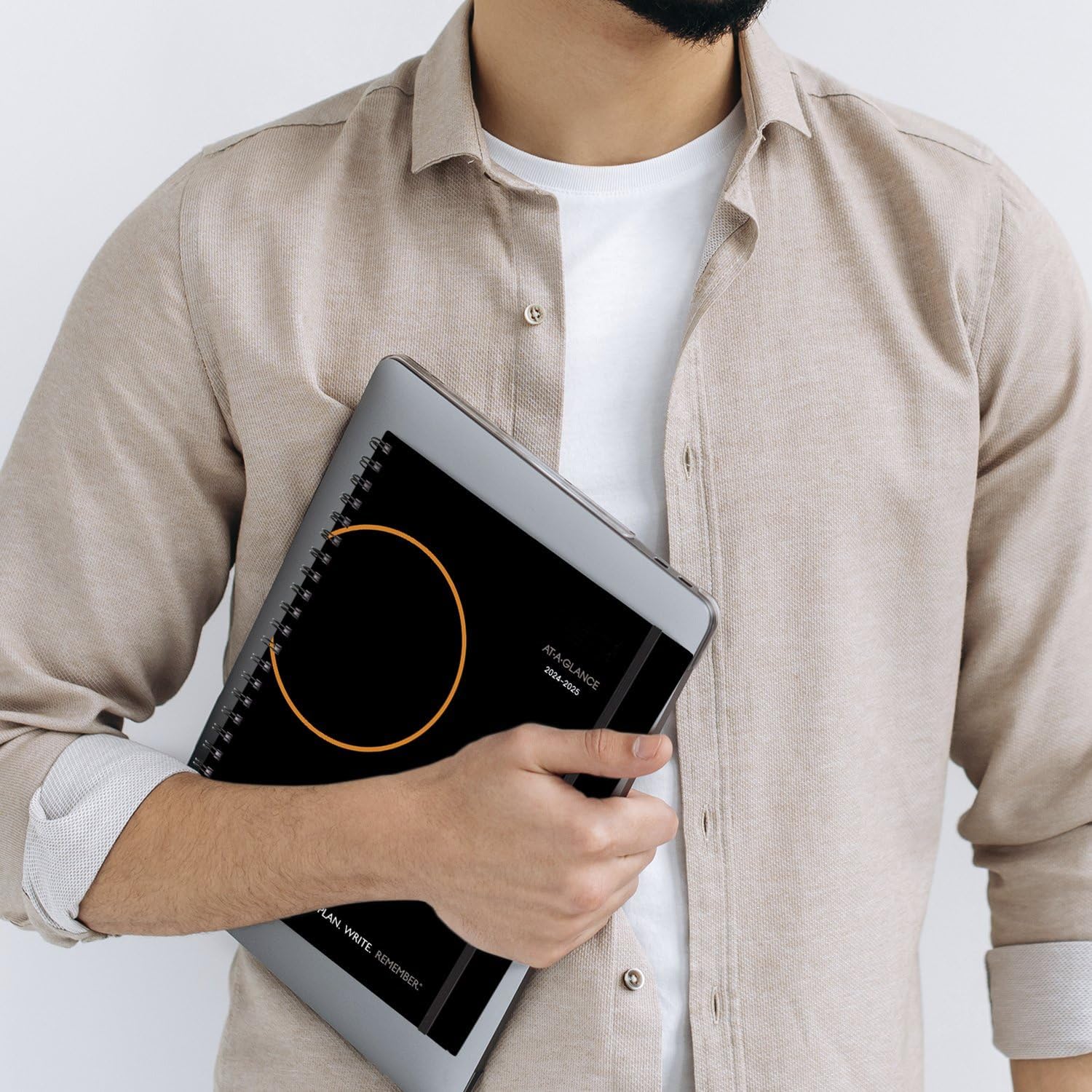 AT-A-GLANCE Planner 2024-2025 Academic, Weekly & Monthly, Hourly Appointment Book, 8-3/4" x 11", Large, Monthly Tabs, Flexible Cover, Plan.Write.Remember., Black (70595705)