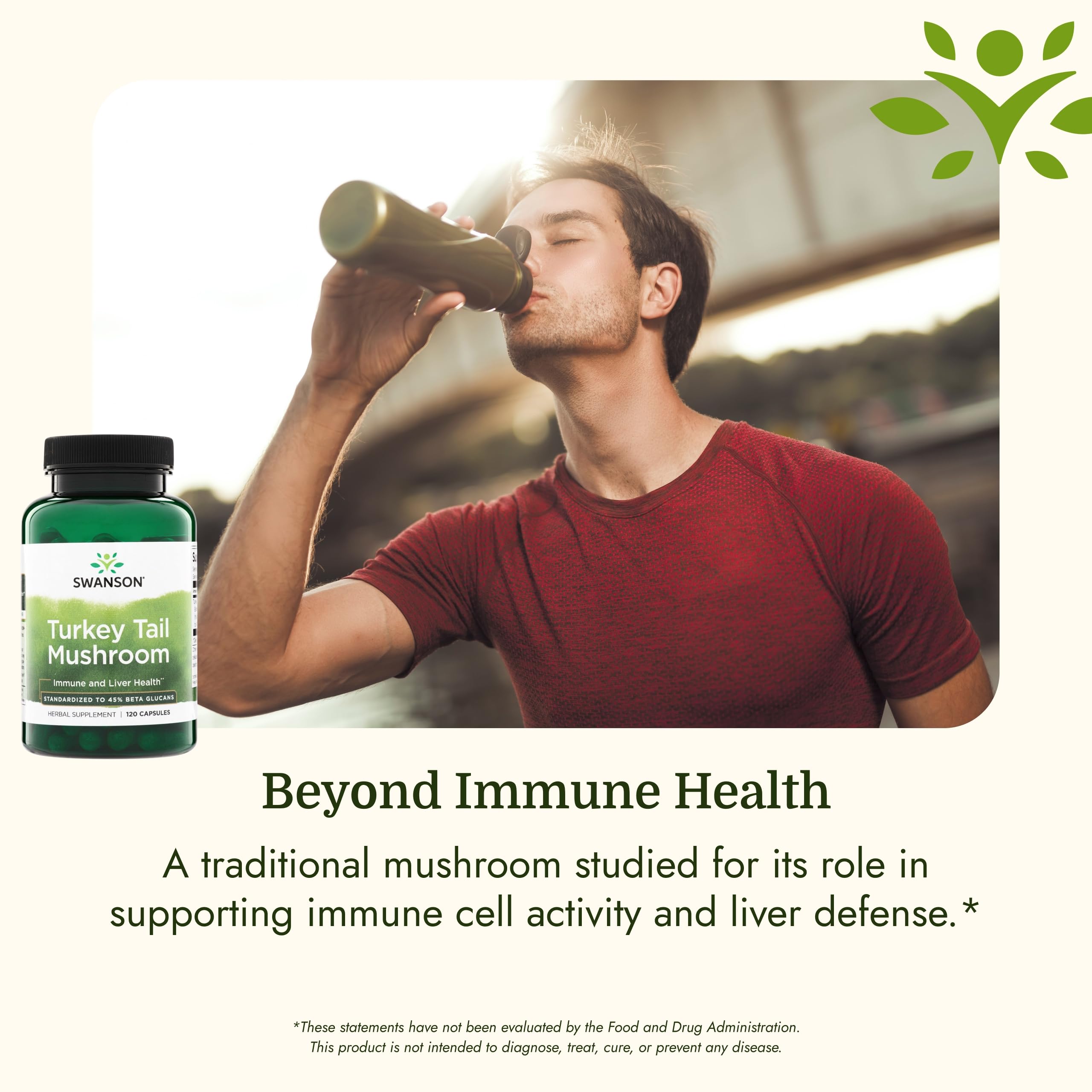 Swanson Turkey Tail Mushroom Herbal Supplement, 500 mg, 120 Capsules — Amazon image 5