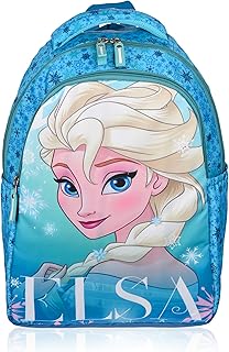 Kuber Industries Disney Elsa Backpack | 18L School Backpack for Kids &amp; College Students | 3 Compartment Spacious School Ba...