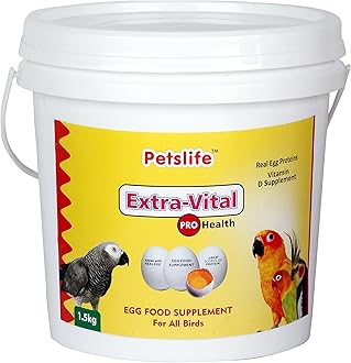 PETSLIFE Extra Vital Egg Bird Food, 1.5 kg