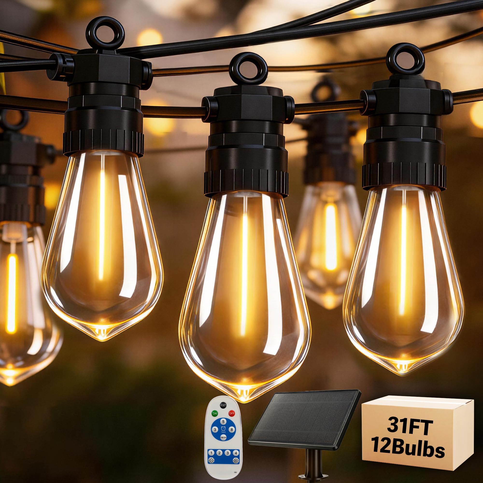 LED-Lichterkette für den Außenbereich, XSDLD-90 cm