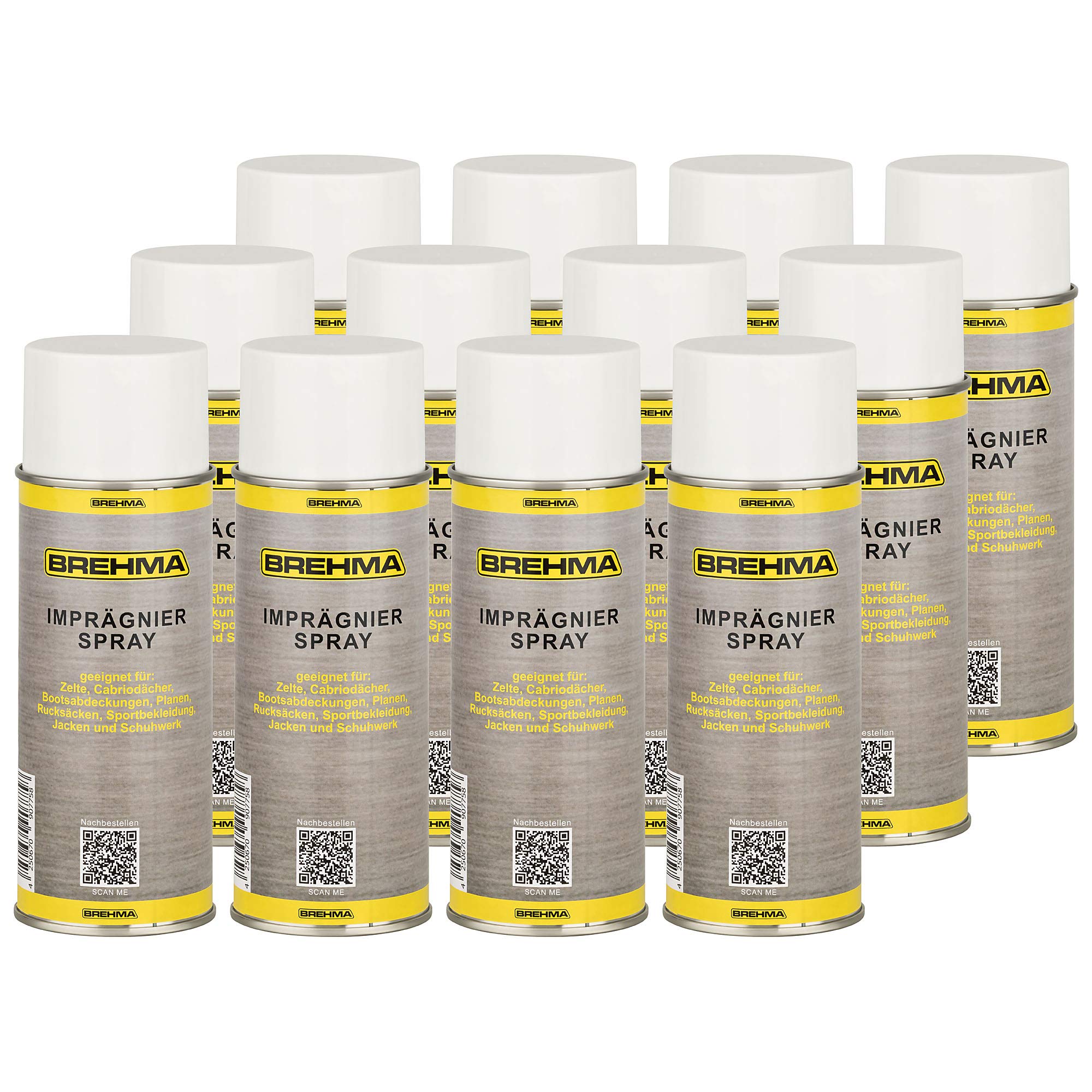 12x Imprägnierspray, Imprägnierung, Textilien, Zelte, Cabriodächer, Markissen, Wasser- und schmutzabweisend