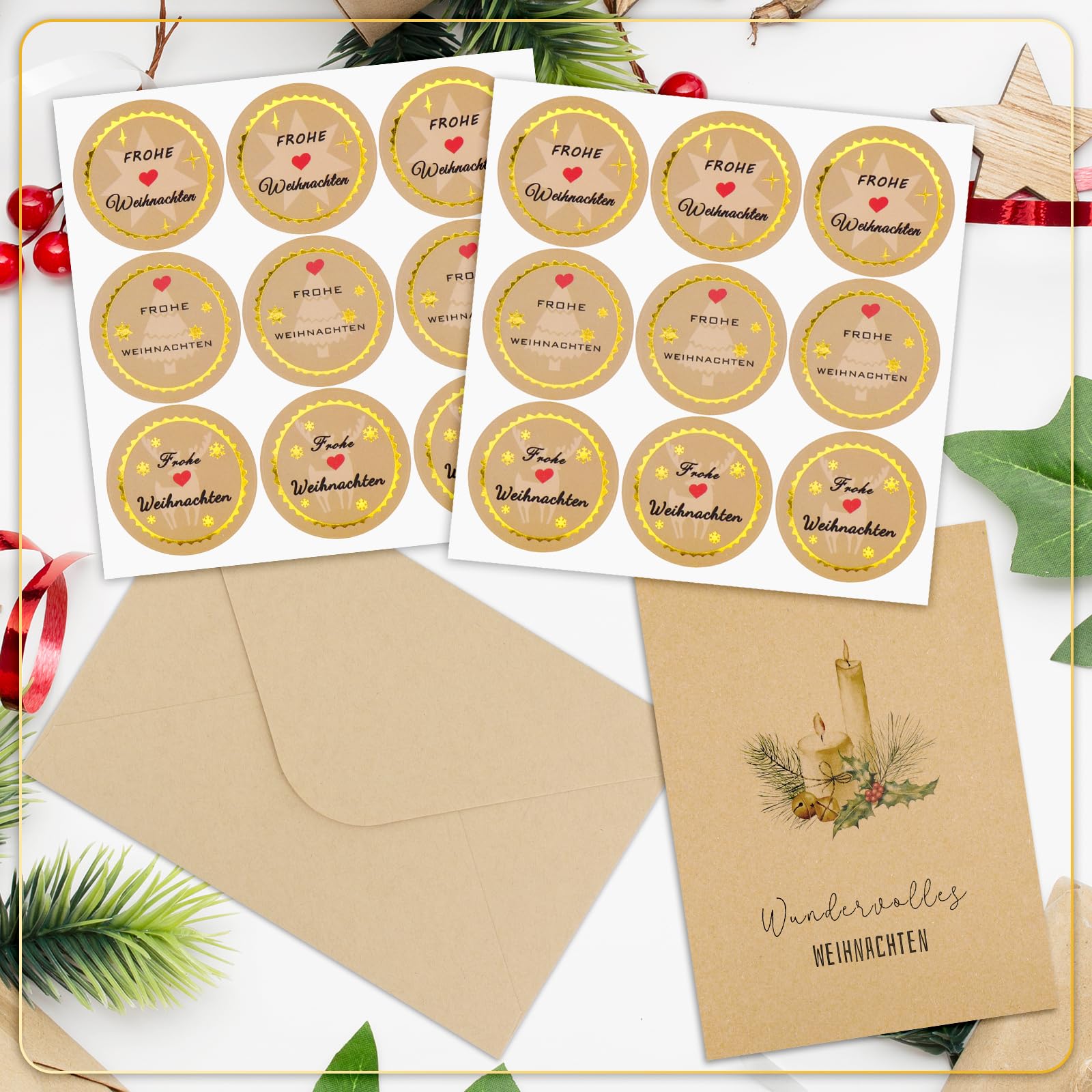 Rode kerstkaarten kopen? ✔️ Tot 45% korting