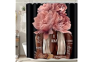 MESHELLY Afro Shower Curtain Bathroom Set