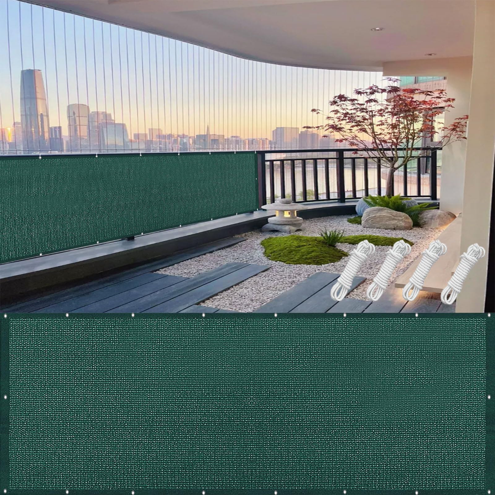 Brise vue anti regard pour stopper le vis-à-vis sur le balcon