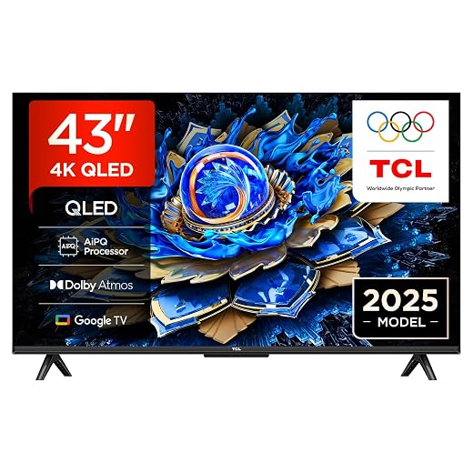 TCL 43" QLED Google TV 4K