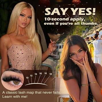Lash Extension Kit Thick Eyelash Extension Kit 10-18mm Fluffy Lash Clusters 200D Individual Eyelashes Kit with Lash Bond, Lash Remover, Lash Applicator, DIY Lashes Extension for Beginners by Focipeysa