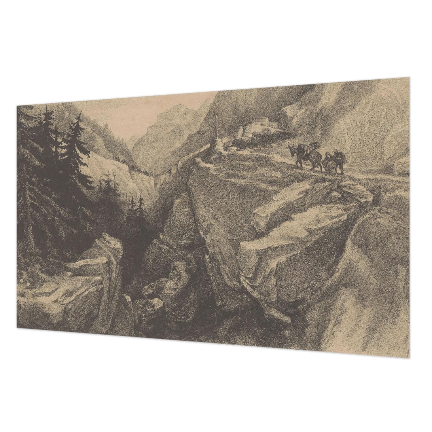 Papier peint intissé facile à nettoyer grand format 416x254 cm avec colle