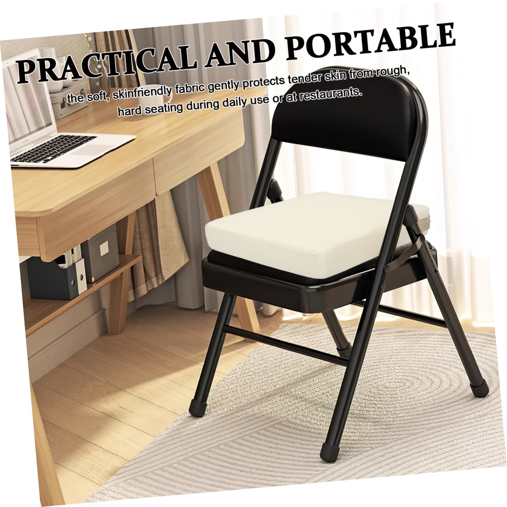 Cojín Elevador de Asiento Infantil 8cm Blanco para Comedor