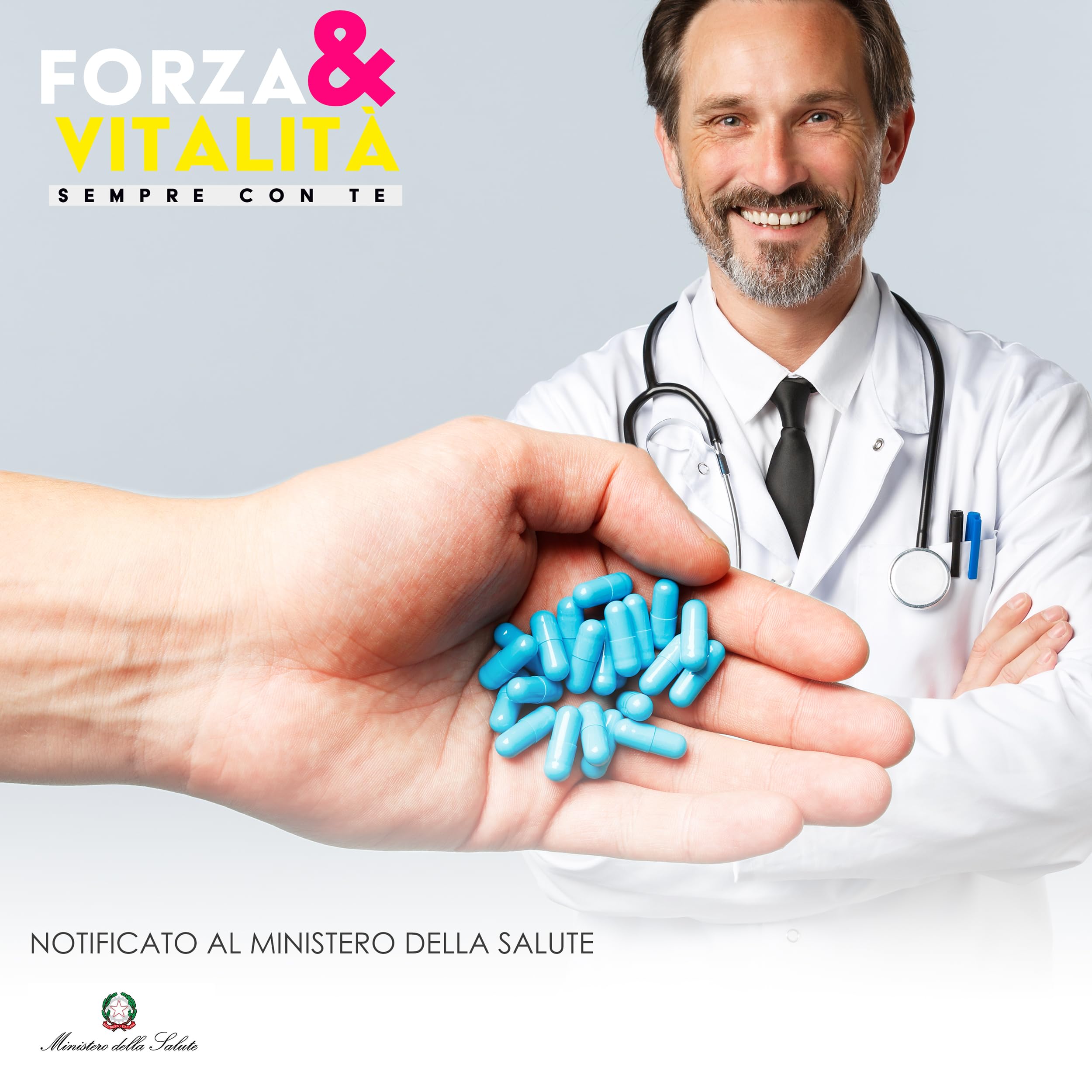 BALANCE NUTRITION BLUELION 15 BLUE PILLS Integratore per uomo Forza, energia, resistenza, per prestazioni massime Complesso di 13 ingredienti attivi potenti e ad azione rapida con Maca