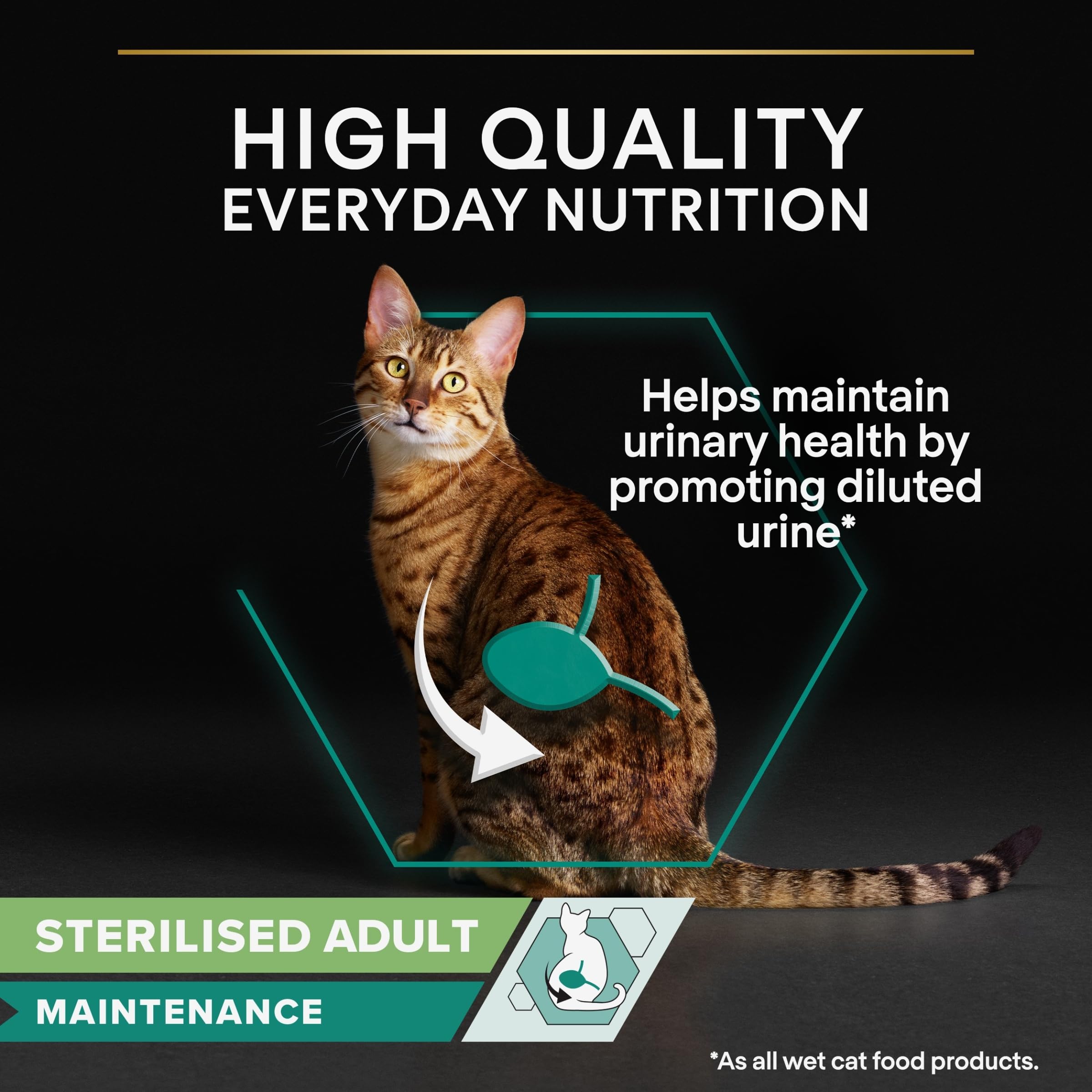 PURINA PRO PLAN Cibo Umido per Gatti Adulti Sterilizzati, 40 Bustine da 85g | Sterilised Mantainance, Teneri Pezzetti in Gelatina con Tacchino