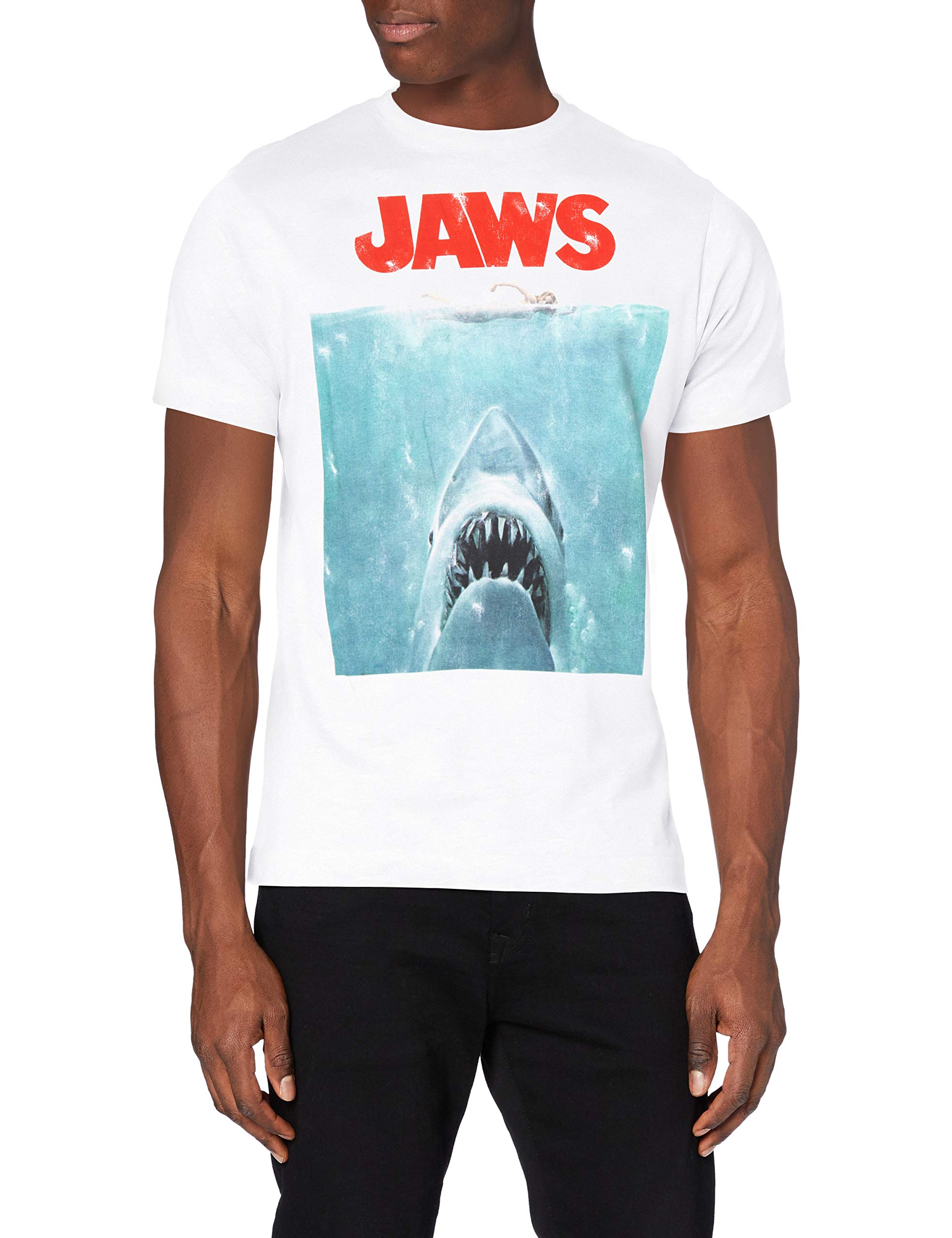 Jaws Men's MOVIE POSTER T - Shirt