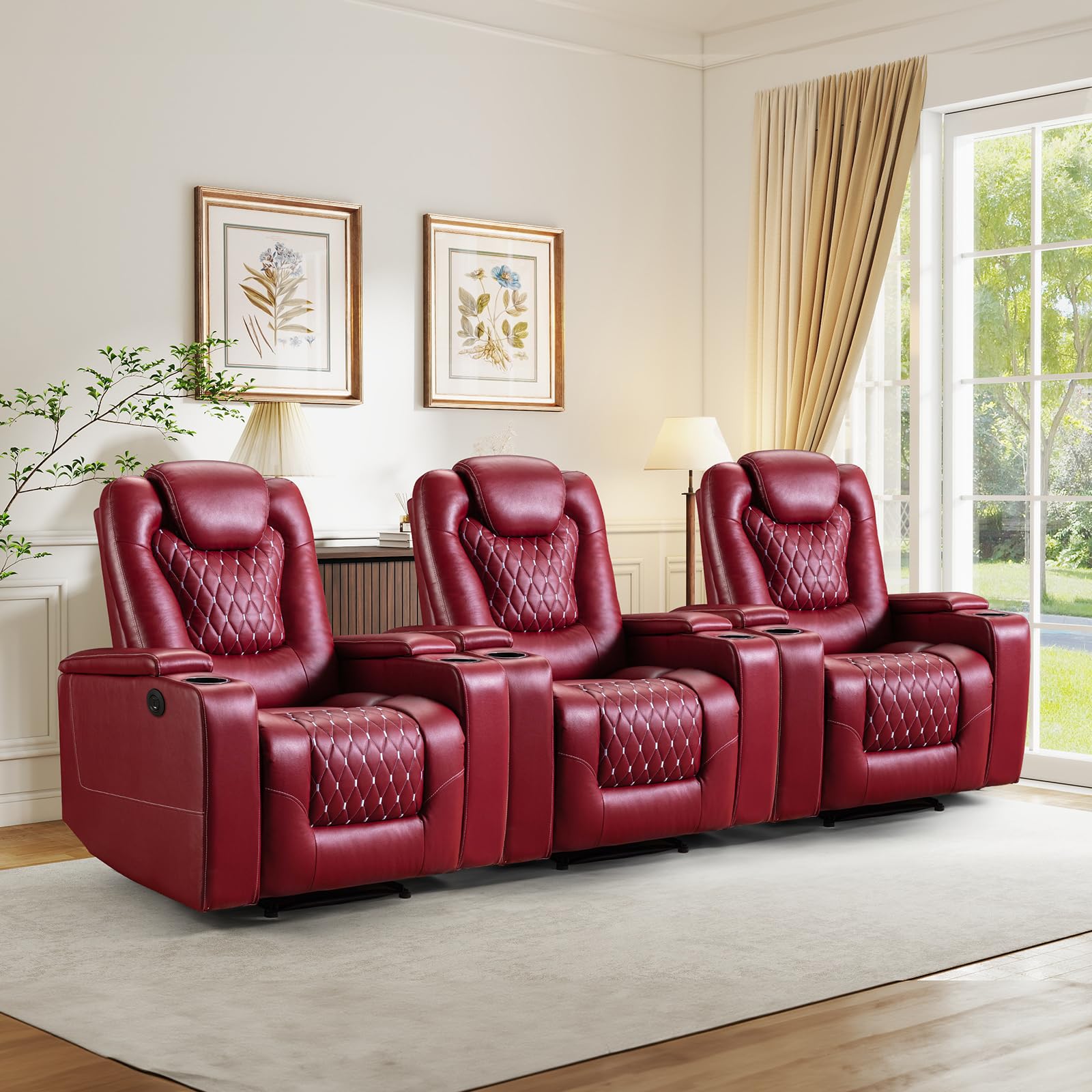ANJ Power Recliner Chair Set of 3