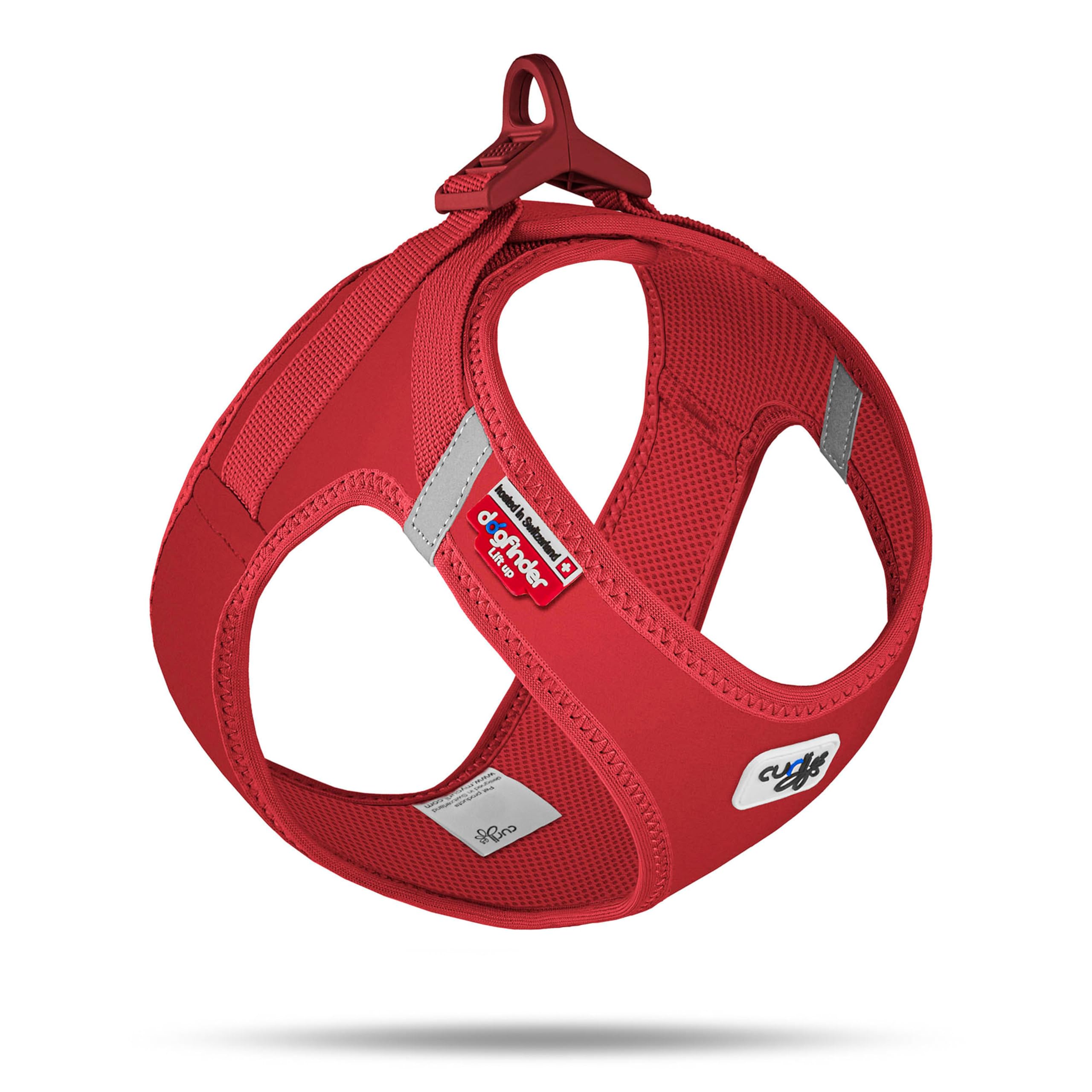 Vest Harness curli Clasp Softshell Red 3XS