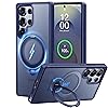 CASEKOO Luxury Titanium Blue for Samsung S25 Ultra Case for MagSafe (360^0 Spin Stand) [Top1 Magnetic] [16FT Military Protection] Shockproof for Samsung Galaxy S25 Ultra Case Clear Phone Cover 6.9