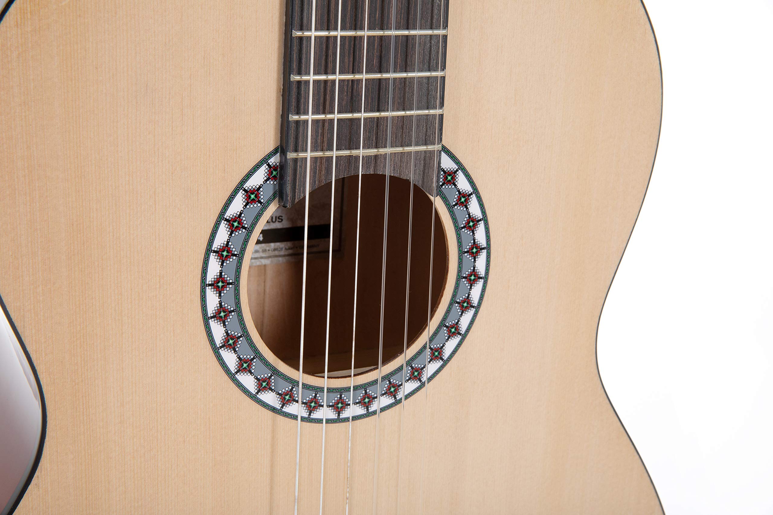GEWA chitarra da concerto Basic Plus, chitarra classica, tavola in abete, corpo in tiglio, 3/4, naturale