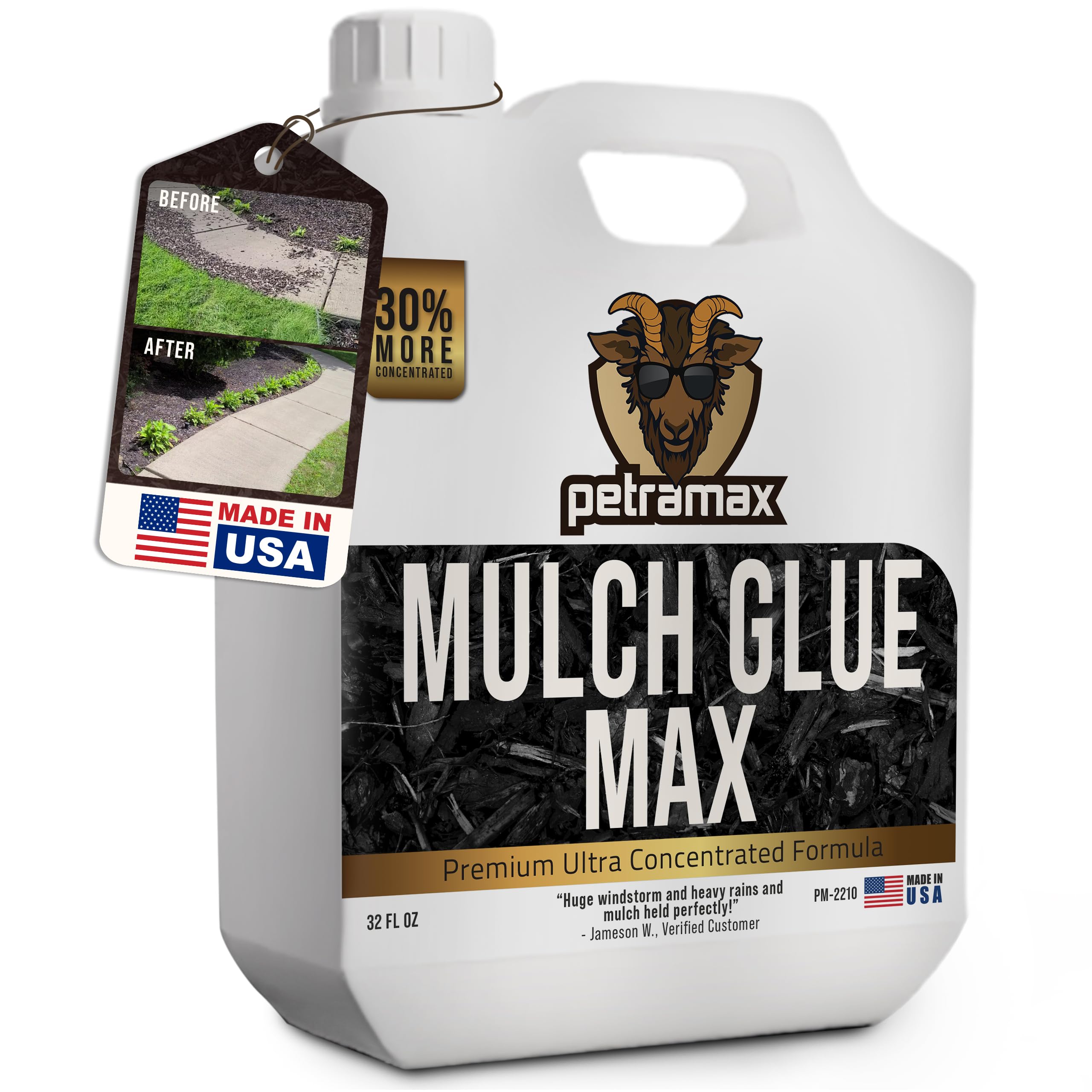 Petratools Mulch Glue Mulch Binder Glue Small Gravel Binder Landscape ...