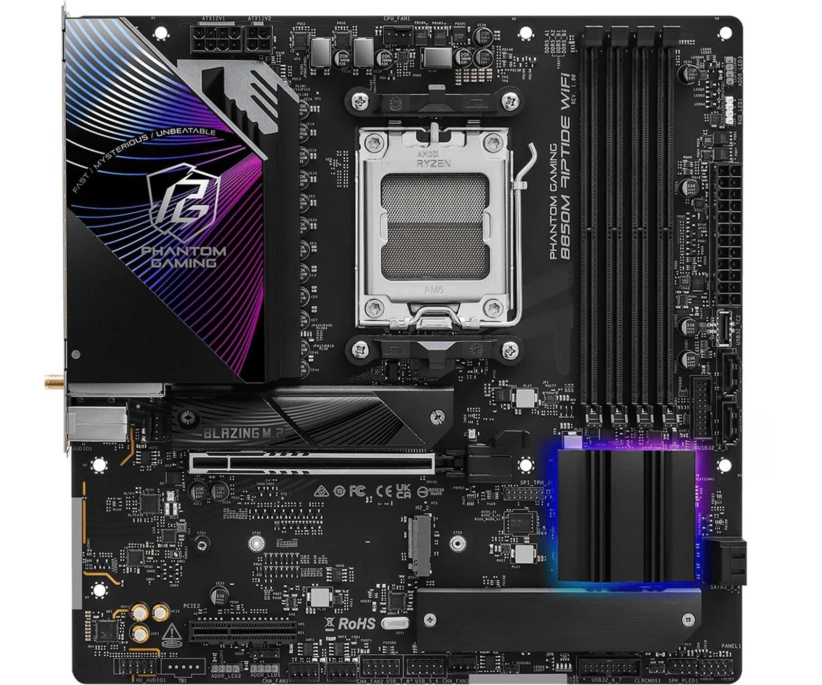 scheda madre Fit For ASROCK B850M Riptide WiFi | Micro ATX Socket B850 - Ultimo modello Ryzen 9000 8000 7000 Series Scheda madre AM5