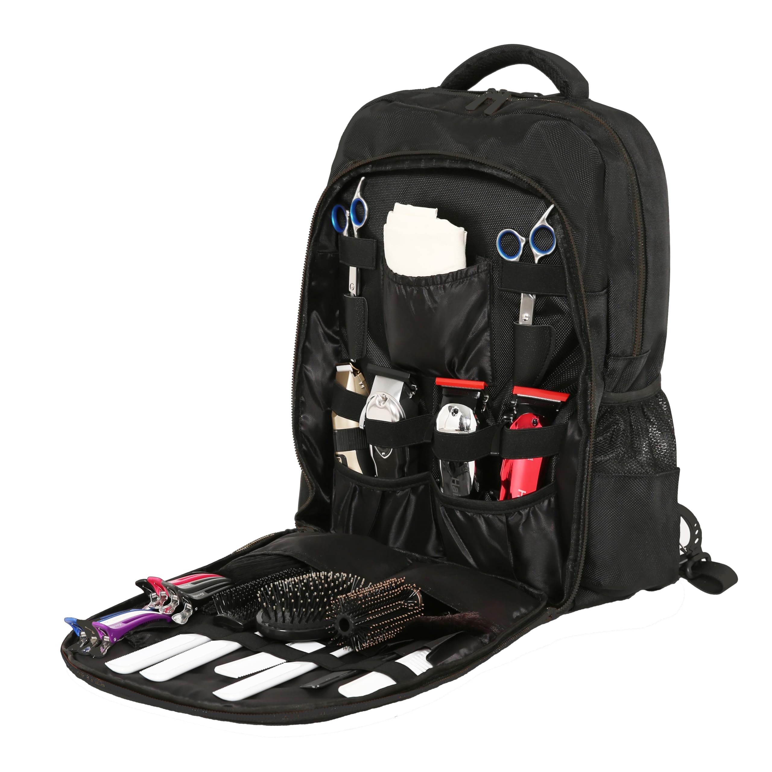 SUPKB Barbers backpacks for Clippers and Supplies Makeup Backpack Bag Organizer for Hairstylists Large Bookbag for Clippers and Supplies Tools Hairdressers Travel Backpacks