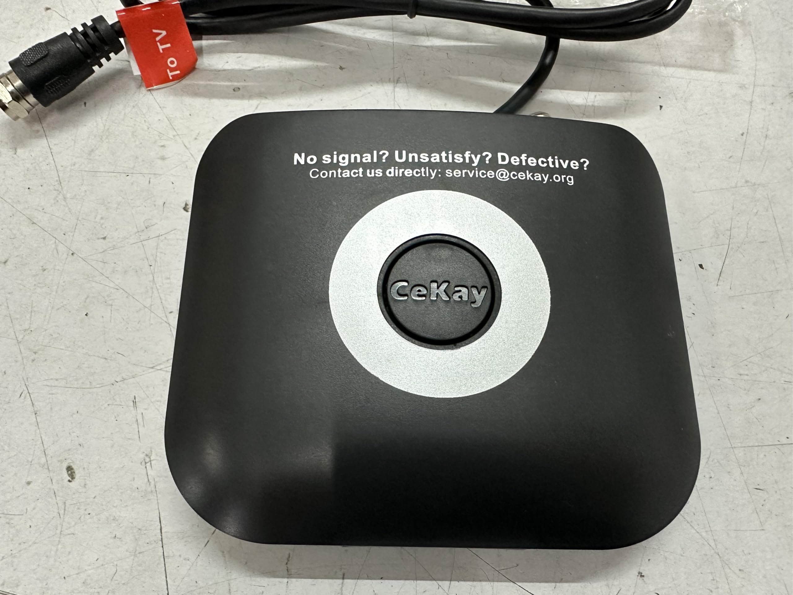 CeKay Antena de TV digital HD, antena para exteriores/ático, control remoto inalámbrico de rotación de 360 grados, alcance de 200 millas, 4K 1080P VHF UHF