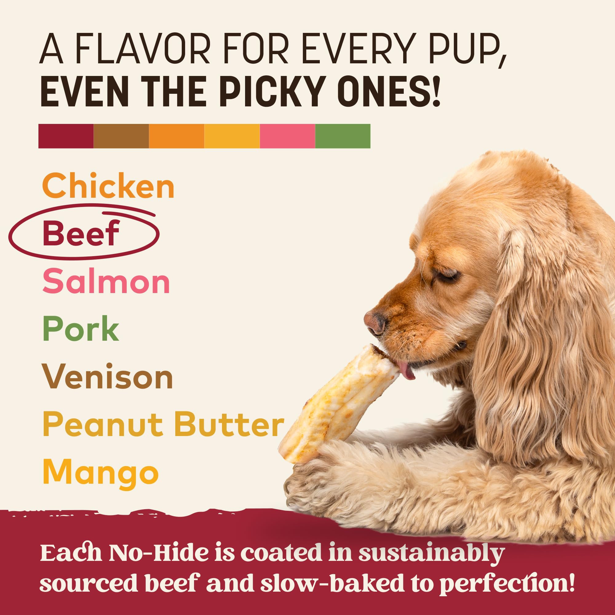 Earth Animal No-Hide Beef Chews 4 2pk by Earth Animal