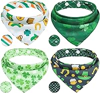 Vista 15 de PAWCHIE Pañuelos para Perros Pequeños Estilos Reversibles Bufanda Triangular para Mascotas Baberos - Ajustable con Dos Broches de Presión - Conjunto