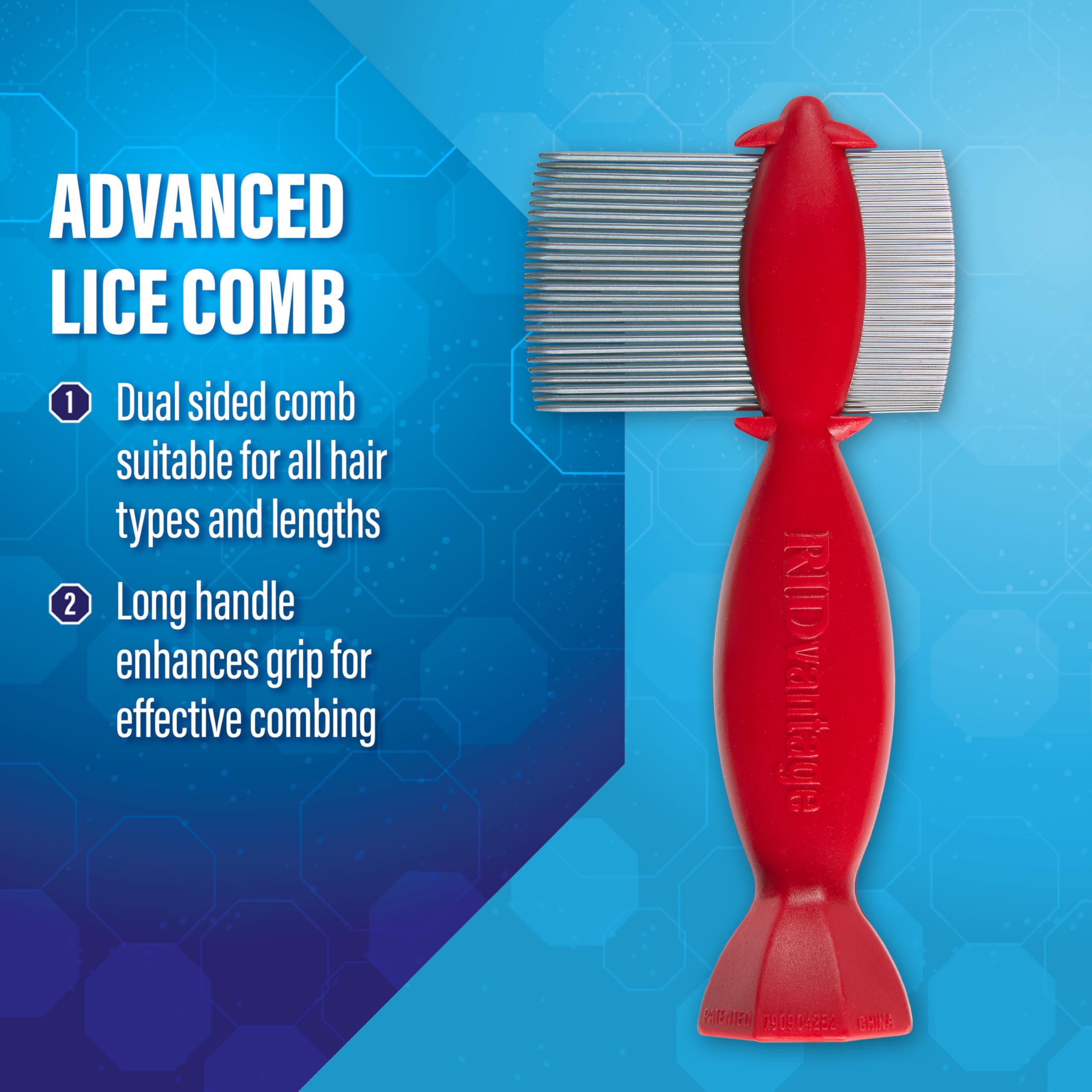 RID Vantage Premium Peine para eliminar piojos y huevos