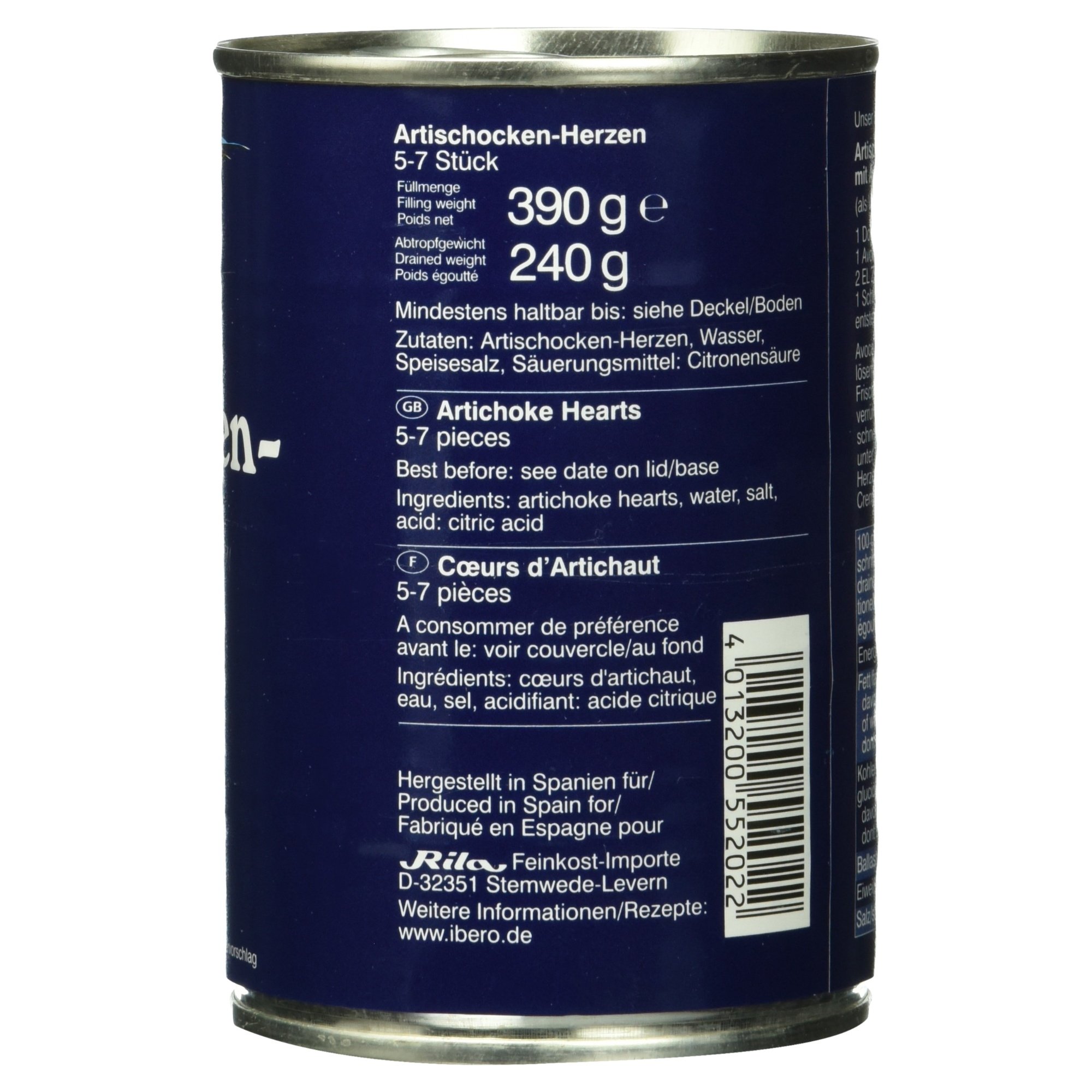 Ibero Artischockenherzen 5 - 7 Stück, 240 g