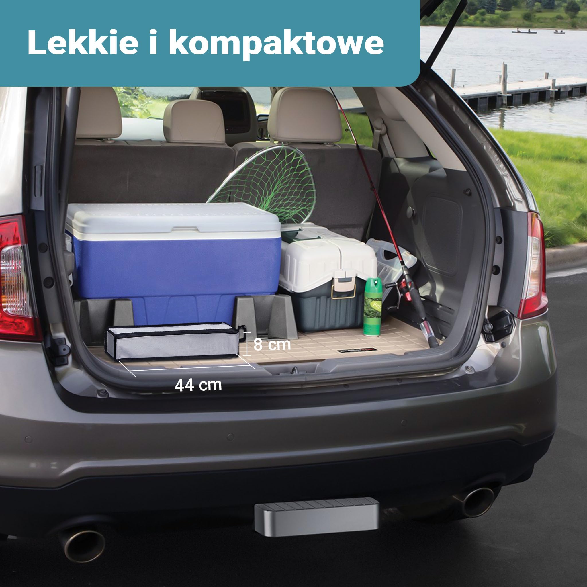 Wiltec Krzesło turystyczne składane z oparciem do 100 kg, lekki fotel kempingowy, plażowe i wędkarskie, kompaktowe siedzisko outdoorowe z pokrowcem