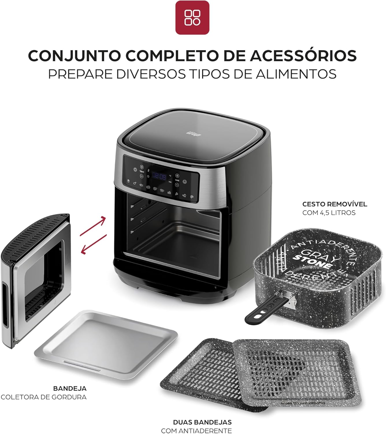 Acessórios e aparelho em fundo branco. Acessórios e aparelho em fundo branco.