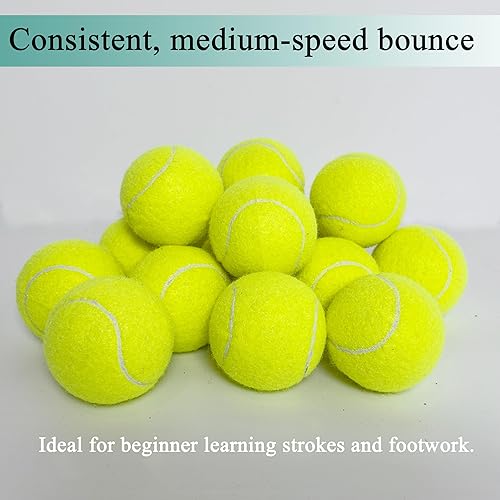 Miniatura 4 de Pelotas de tenis, paquete de 4 pelotas de tenis de práctica avanzada para principiantes, entrenamiento jugando pelotas de tenis