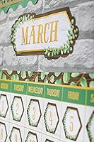 Vista 8 de Teacher Created Resources Juego de tablones de anuncios con calendario de eucalipto